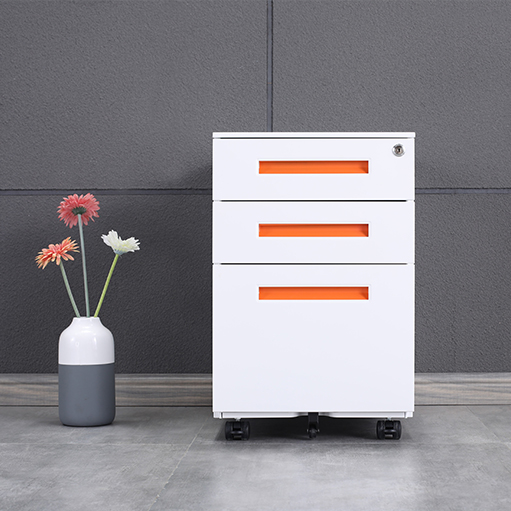 3 Drawer Mobile Pedestals Cabinet