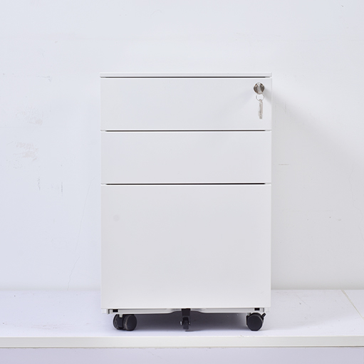 3 Drawer Pedestals in White