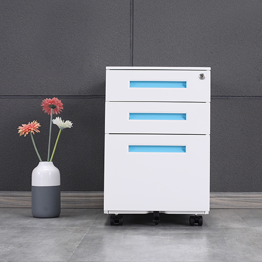 3 Drawer Mobile Pedestals Cabinet