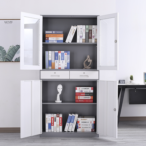 Steel Cupboard with Drawers