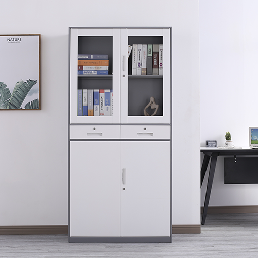 Steel Cupboard with Drawers