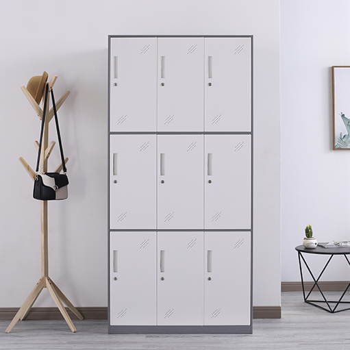 9 Doors Metal Wardrobes