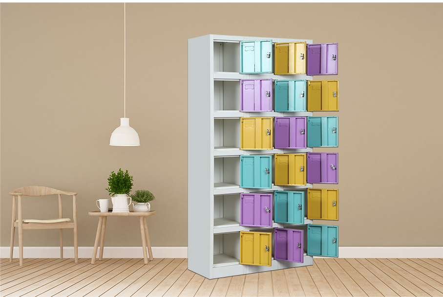 costomized metal door storage locker