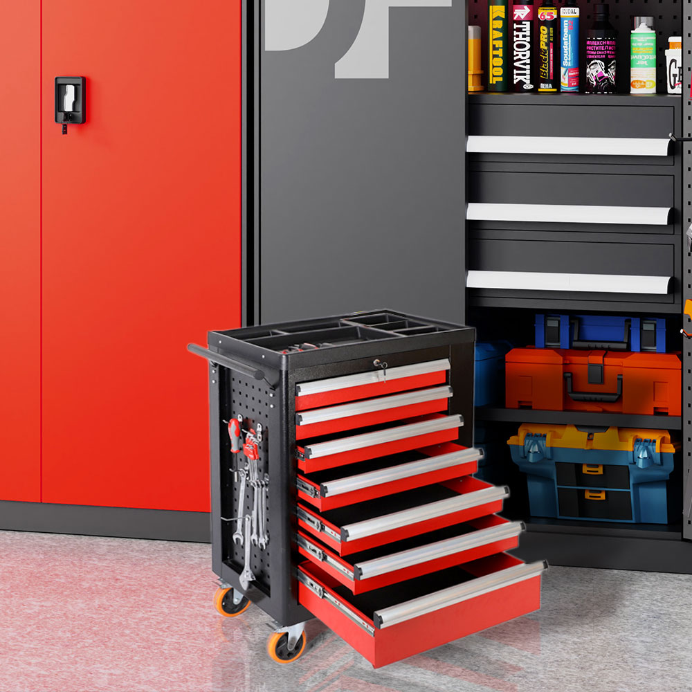 7 Drawer Heavy Duty Mobile Tool Cabinet