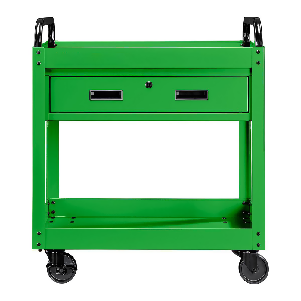 1-Drawer Service Tool Cart With Green