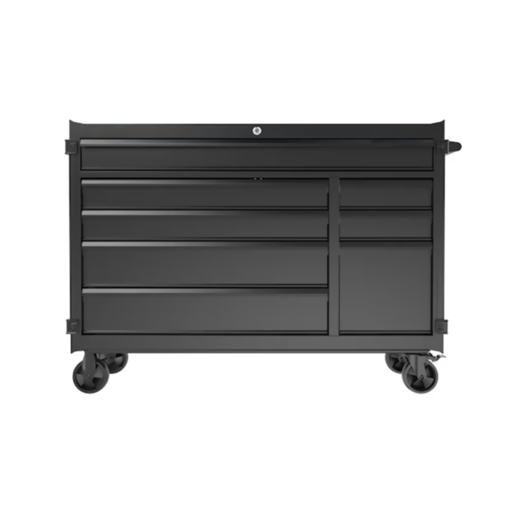 8-Drawer Steel Rolling Tool Cabinet With Black