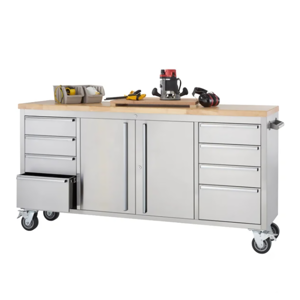 Stainless Steel Rolling Workbench