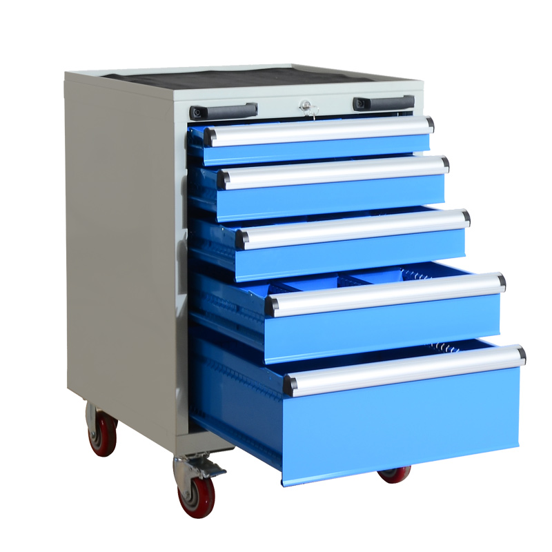 Maximize Your Space with BONROY's Contemporary Rolling Tool Cabinet!